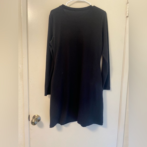 NWOT Long sleeve sweater dress with pockets size small, loose fit with a flare - Picture 2 of 4